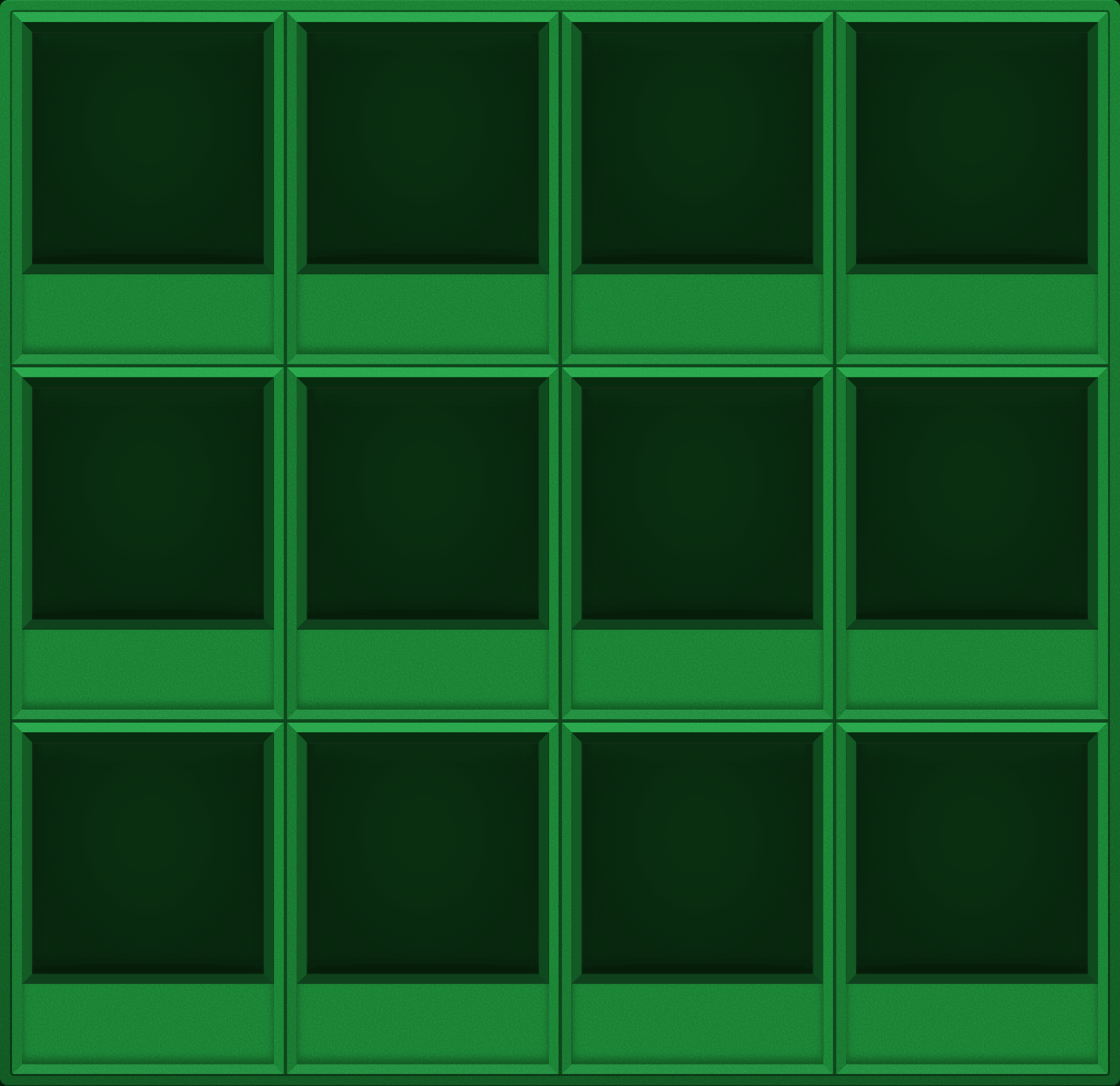 Green Display Case (3x4)